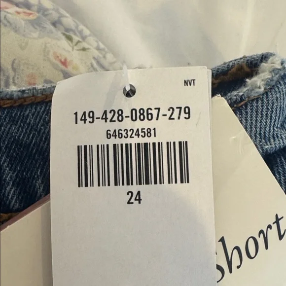 NWT Abercrombie and Fitch Curve Love High Rise "The Mom Short" Jean Shorts - Picture 7 of 7